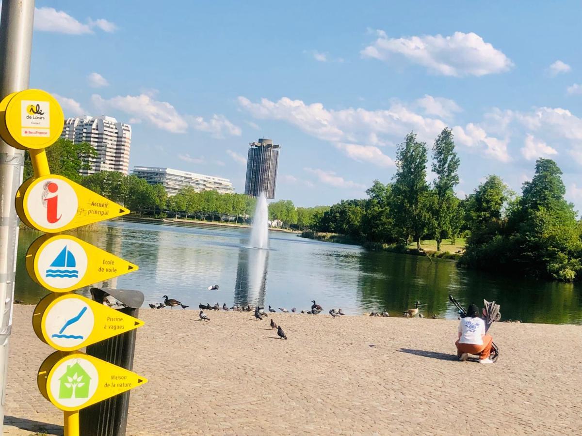 クレテイユParis Visit - Business - Tourismアパートメント エクステリア 写真